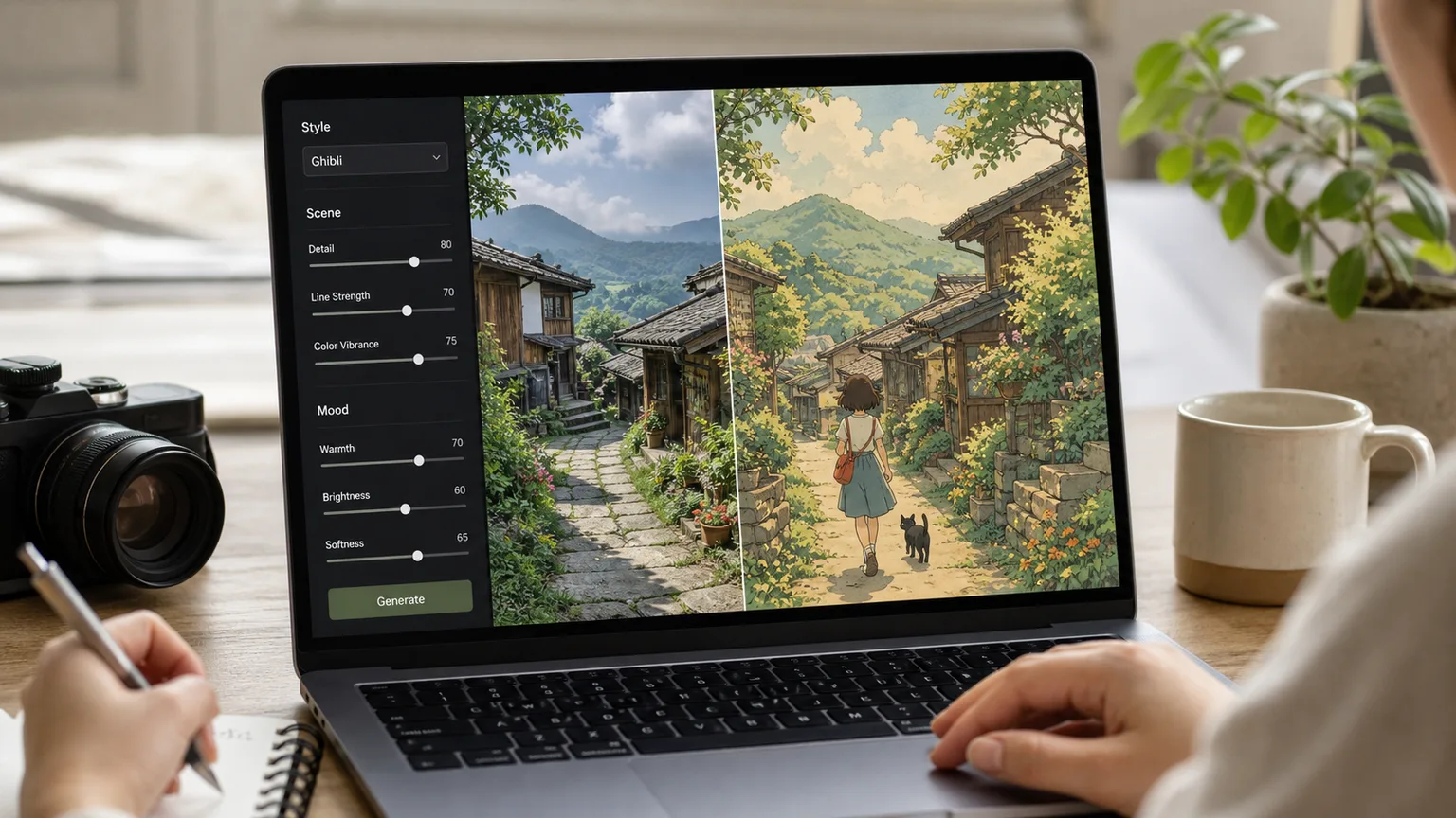 How to Use the AI Ghibli Style Generator in 3 Steps